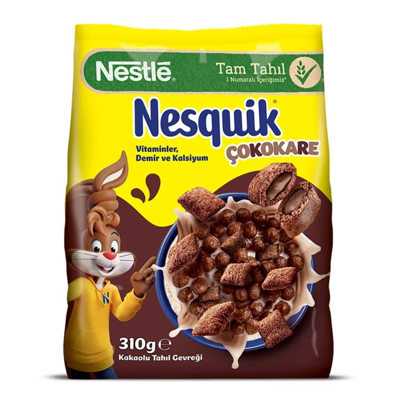 Nestle Nesquik Çokokare Çikolatalı Tahıl Gevreği 310 g