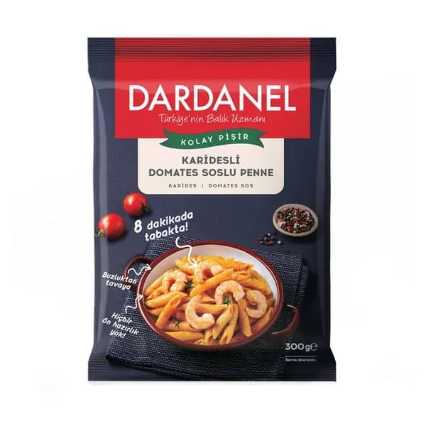 Dardanel Kolay Pişir Karidesli Domates Soslu Penne