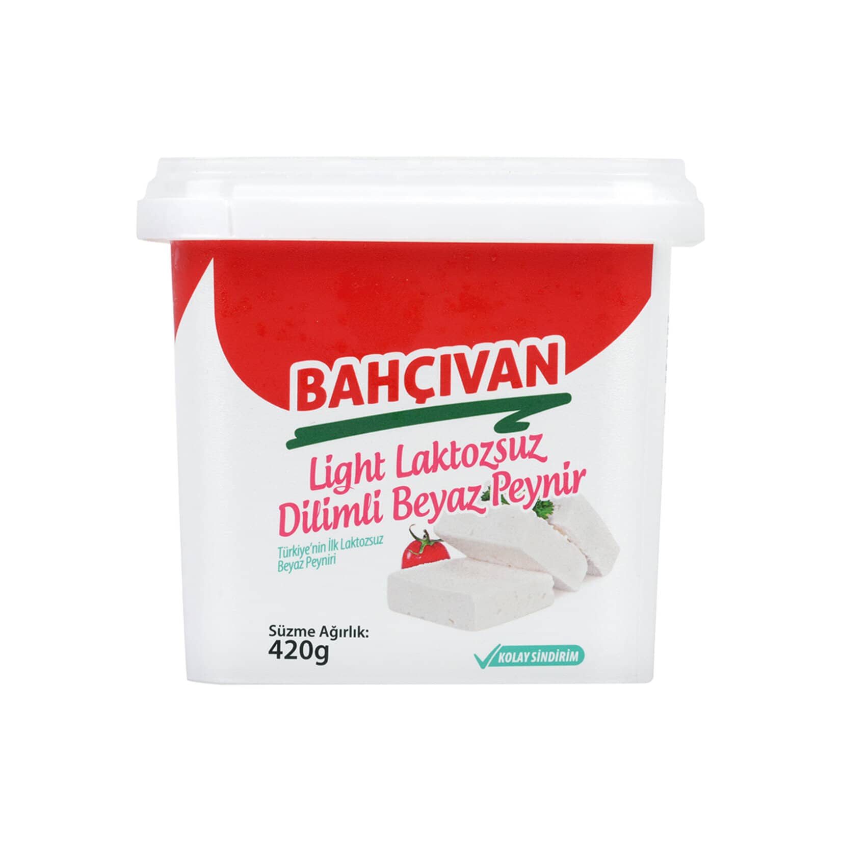 Bahçıvan Light Laktozsuz Dilimli Beyaz Peynir
