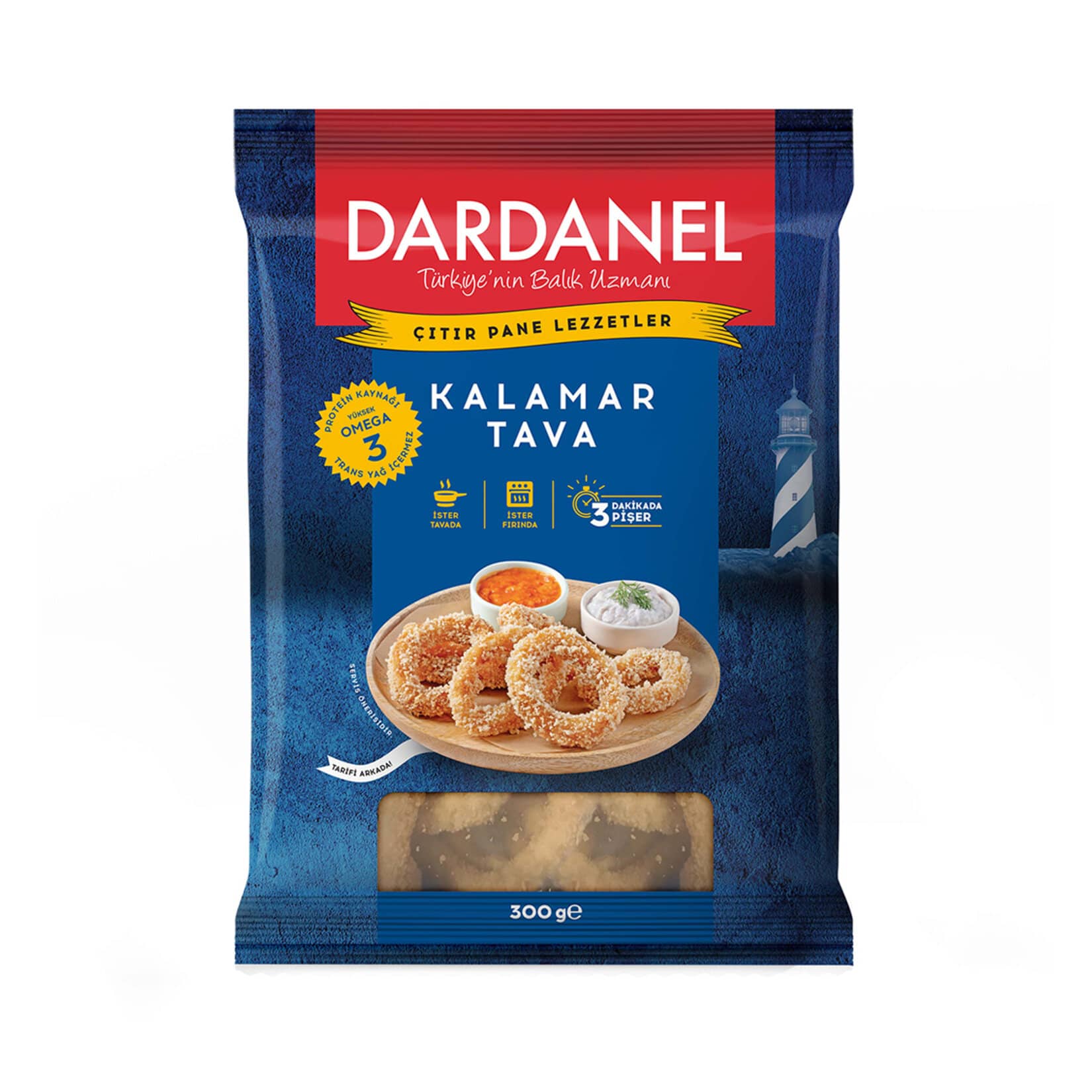Dardanel Kaplanmış Halka Kalamar