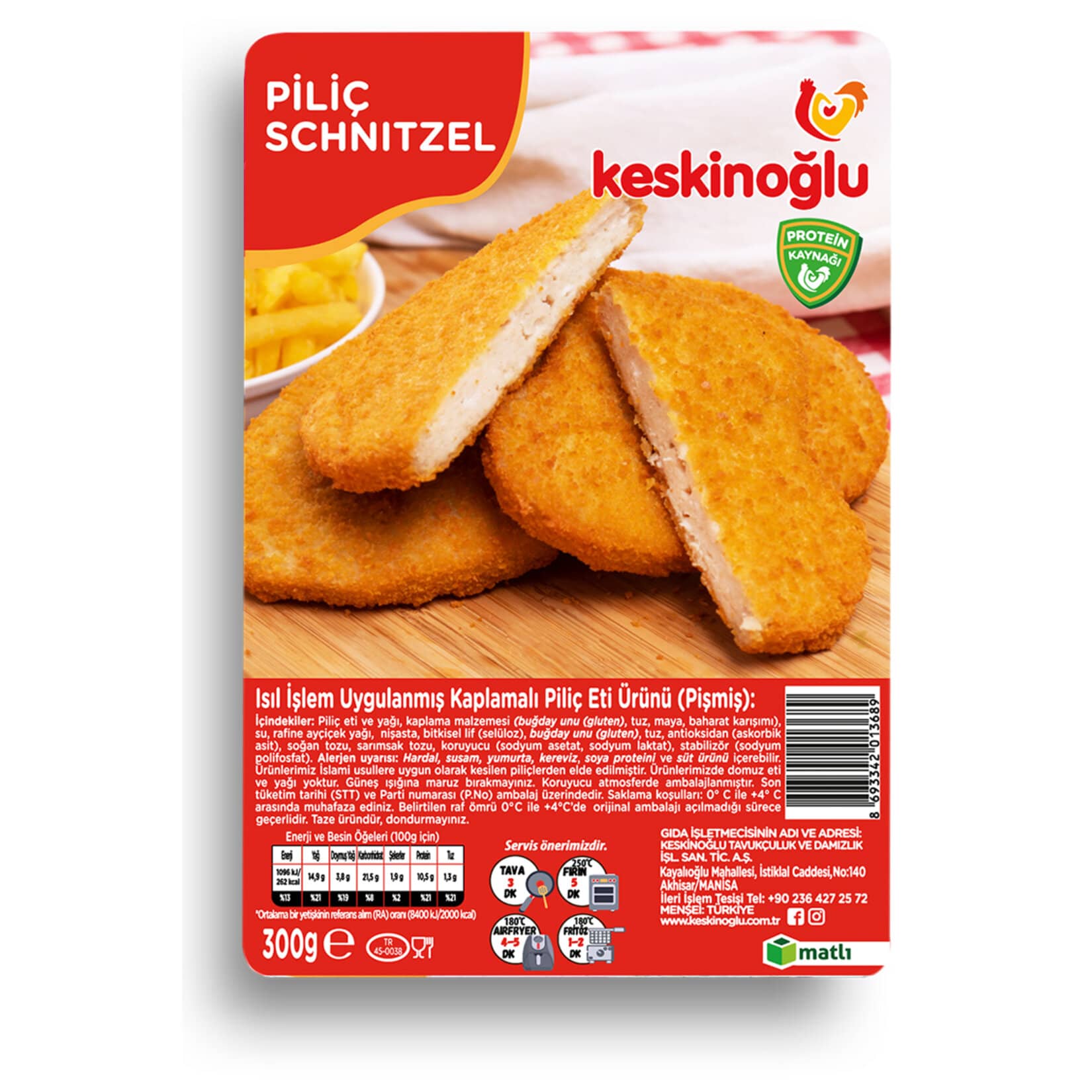 Keskinoğlu Piliç Schnitzel