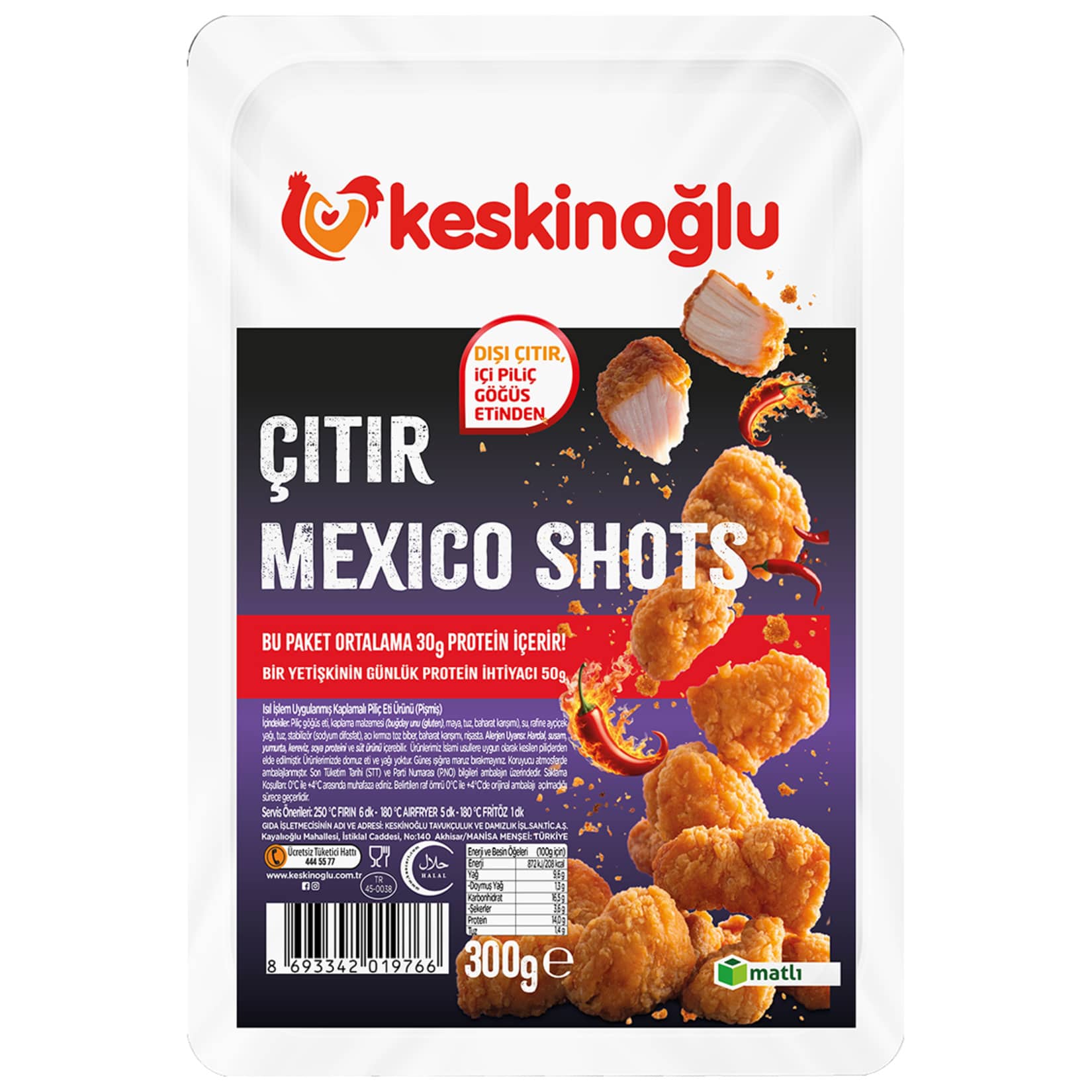 Keskinoğlu Piliç Mexico Shots