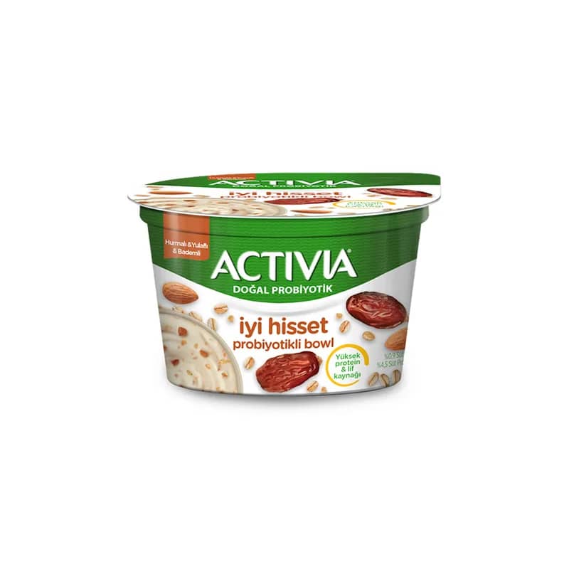Activia İyi Hisset Probiyotik Bowl Hurma & Yulaf & Badem 150 g