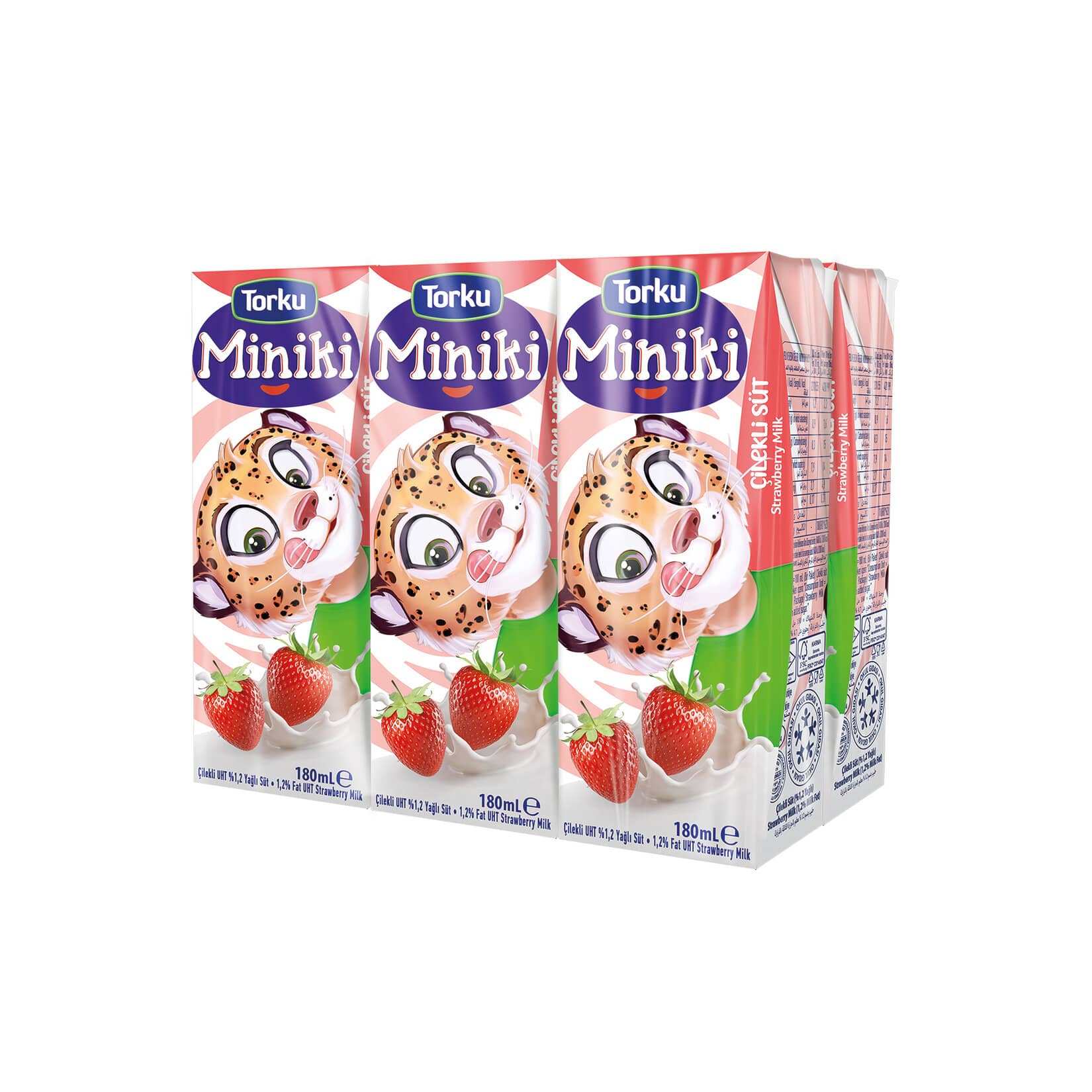 Torku Miniki Çilekli Süt 6x180 ml