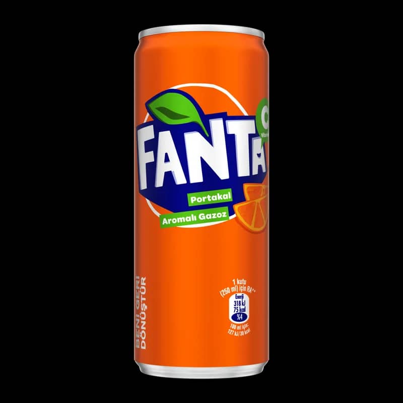 Fanta Portakal 250 ml Kutu