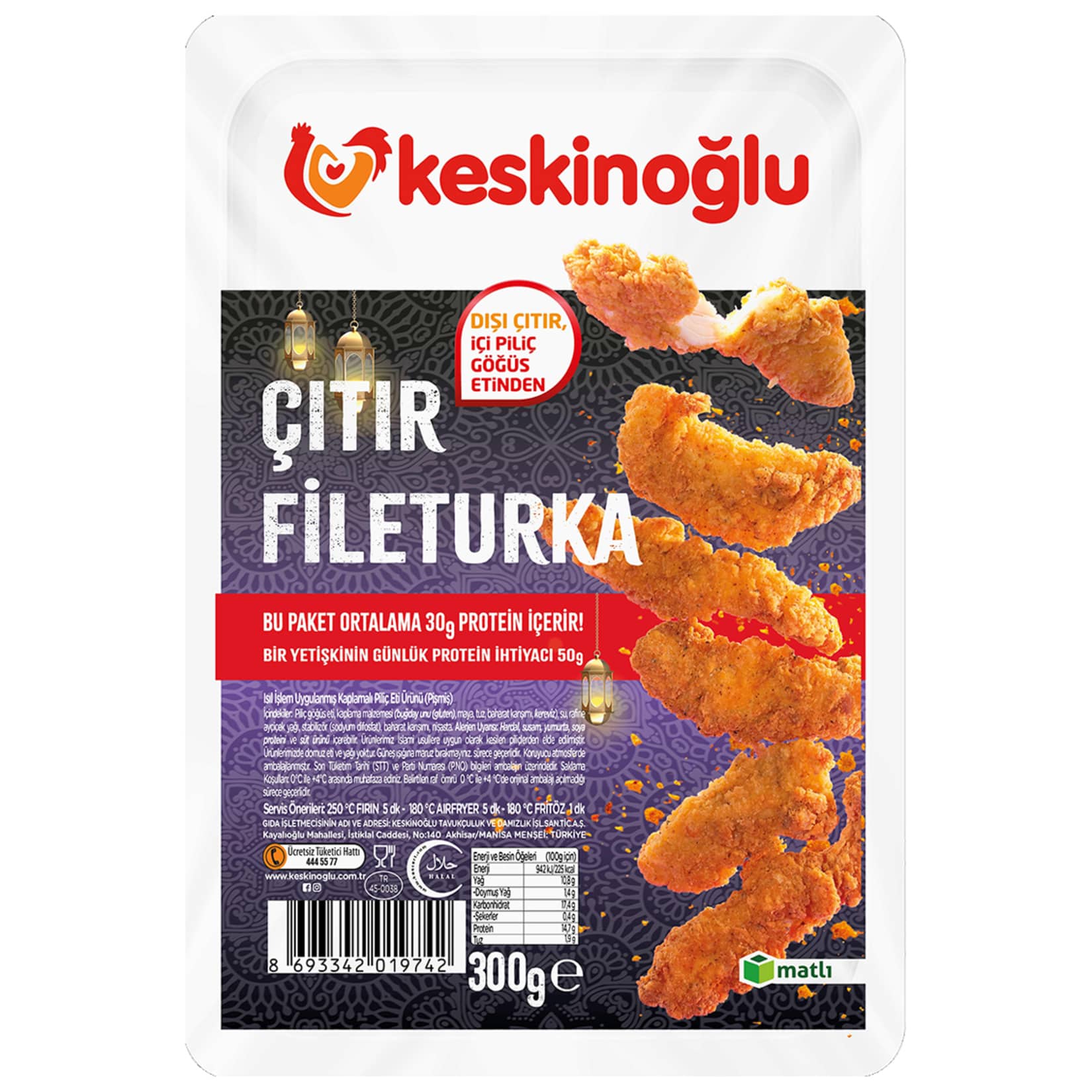 Keskinoğlu Piliç Çıtır Fileturka
