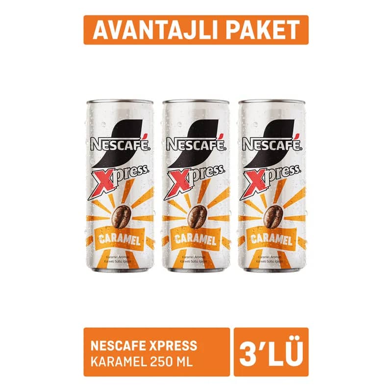 Nescafe Xpress Karamel 3x250 ml Paket