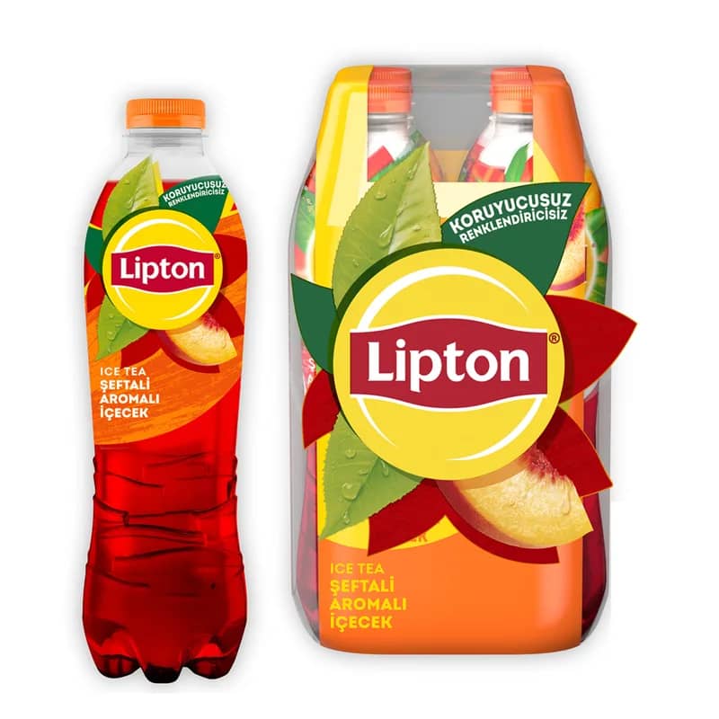 Lipton Ice Tea Şeftali 4x1 L Paket
